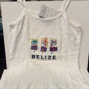 Tropical Belize White Camisole